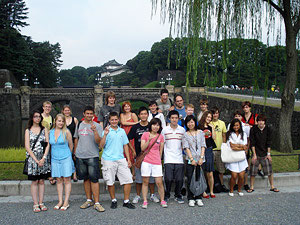 Русские студенты на обучении в Японии по летней программе